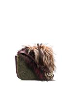 Yves Salomon Textured Crossbody Bag - Purple