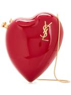 Saint Laurent Heart Shoulder Bag - Red