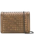Bottega Veneta Mini Montobello Clutch - Metallic