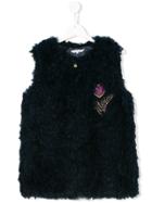 Little Marc Jacobs Fluffy Gilet - Blue
