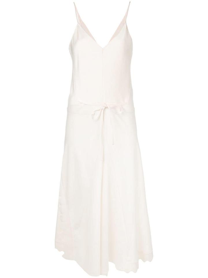 Chloé Scallop-trim Dress - Neutrals