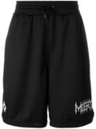 Marcelo Burlon County Of Milan Temuco Track Shorts, Men's, Size: Xl, Black, Polyester/polyamide
