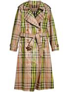 Burberry Laminated Check Trench Coat - Online Exclusive - Nude &