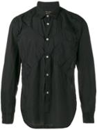 Comme Des Garçons Homme Plus - Crinkled Cross Shirt - Men - Polyester - S, Black, Polyester