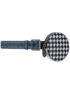 Bottega Veneta Woven Belt Bag - Blue
