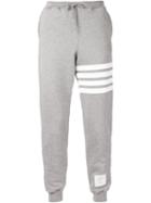 Thom Browne - Stripe Detail Track Pants - Men - Cotton/nylon/polyurethane - 3, Grey, Cotton/nylon/polyurethane