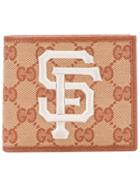 Gucci Wallet With Sf Giants&trade; Patch - Brown