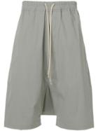 Rick Owens Drkshdw Dropped Crotch Deck Short - Grey