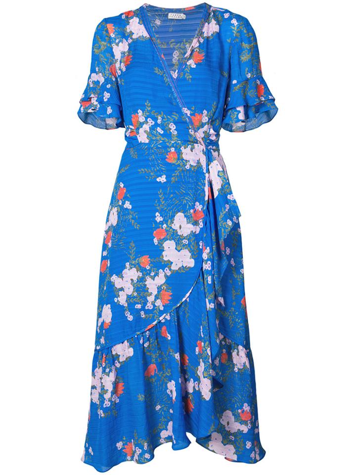 Tanya Taylor Floral Blaire Dress - Blue