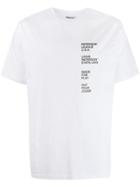 Paterson. Printed Slogan T-shirt - White