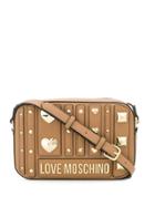 Love Moschino Studded Cross Body Bag - Brown