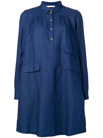 Acoté Midi Shirt Dress - Blue