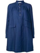 Acoté Midi Shirt Dress - Blue