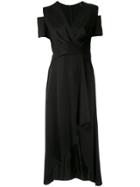 Reinaldo Lourenço Cachequer Midi Dress - Black