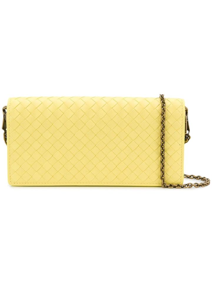 Bottega Veneta Intrecciato Clutch - Yellow
