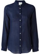 Forte Forte Classic Shirt, Women's, Size: 2, Blue, Linen/flax/cotton