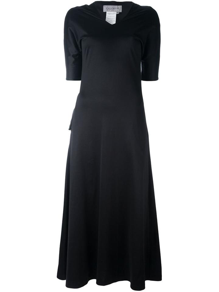 Yohji Yamamoto Vintage Long V-neck Dress