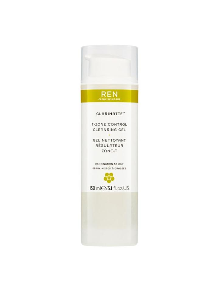 Ren Clarimatte T-zone Cleansing Gel, White