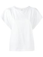 Vanessa Bruno Athé Wing Sleeve T-shirt, Women's, Size: Small, White, Cotton/polyester