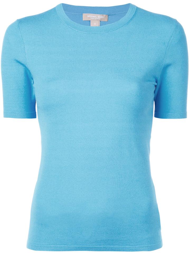 Michael Kors Collection Basic T-shirt - Blue
