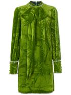 Gucci Pussy Bow Velvet Dress - Green