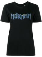 Tank 'norman' T-shirt, Women's, Size: Medium, Black, Organic Cotton