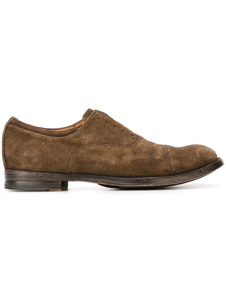 Officine Creative 'anatomia' Mock Lace Up Slippers