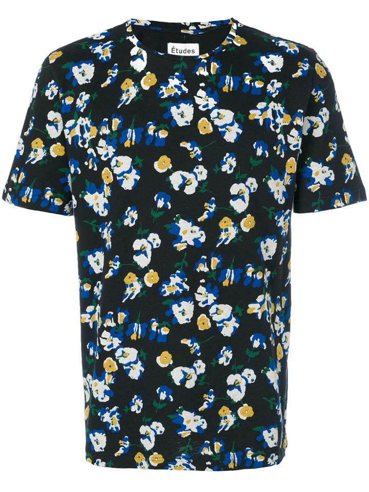 Études Études X Matthew Chambers Floral T-shirt - Blue