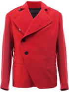 Haider Ackermann Off-centre Fastening Blazer - Red