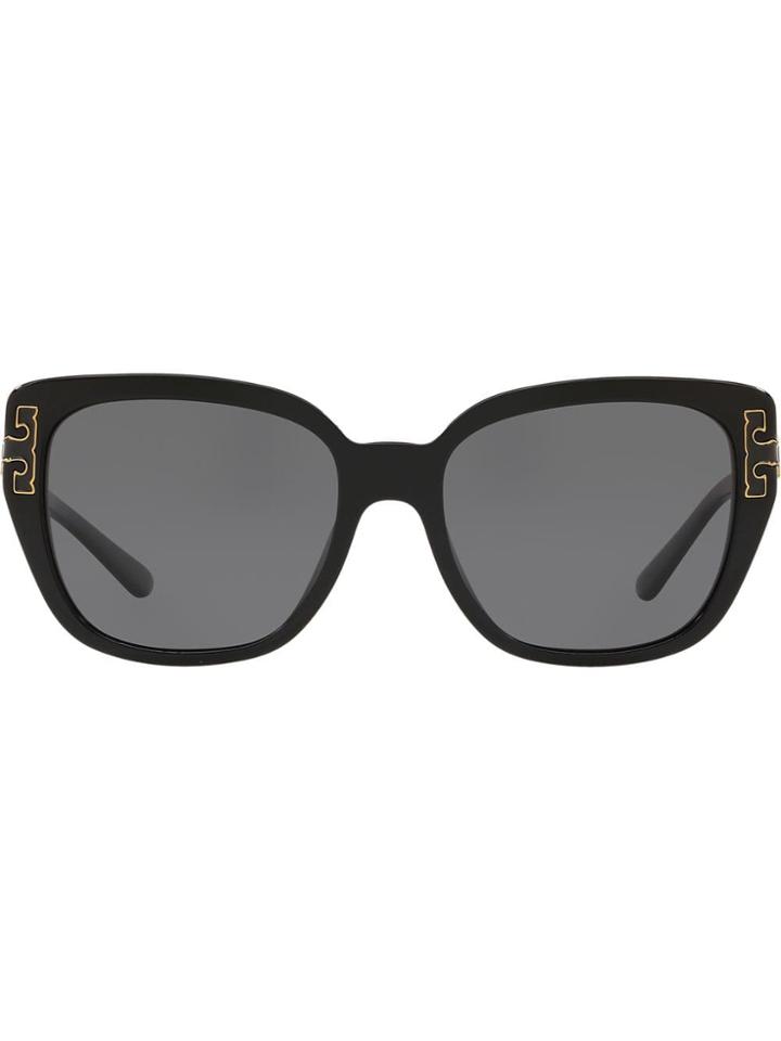 Tory Burch Square Frame Sunglasses - Black