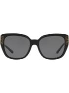 Tory Burch Square Frame Sunglasses - Black