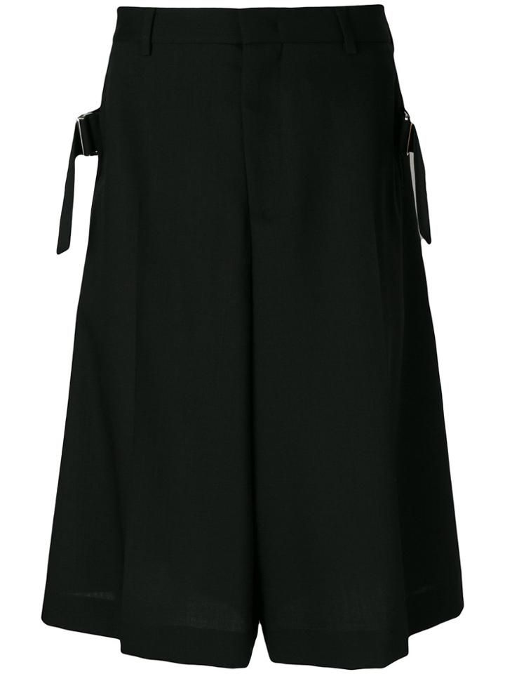 Mcq Alexander Mcqueen Bondage Volume Shorts - Black