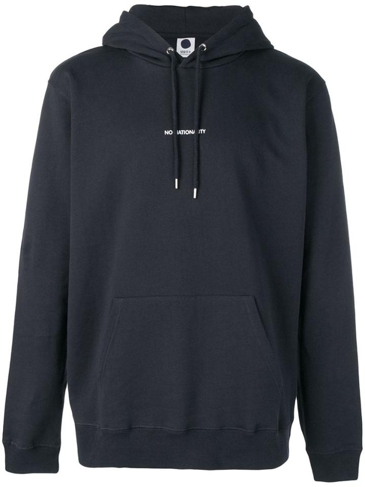 Nn07 'no Nationality' Hoodie - Blue