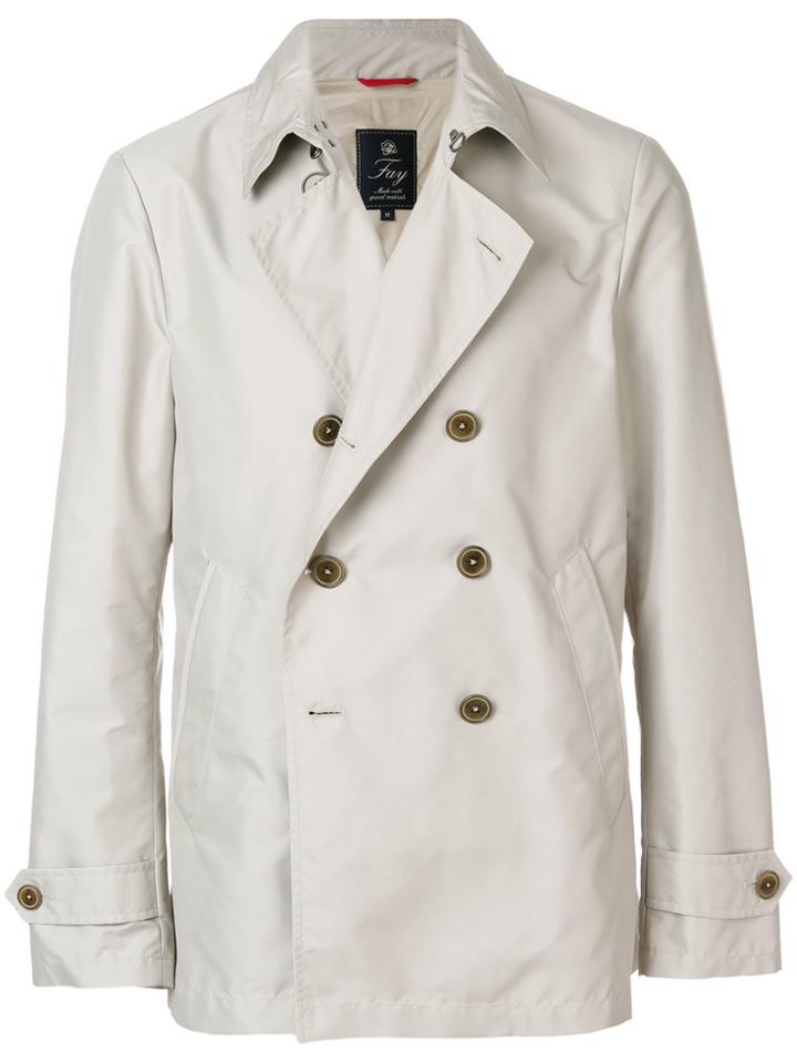 Fay Double Breasted Jacket - Nude & Neutrals