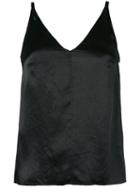 Golden Goose Deluxe Brand - Satin Camisole Top - Women - Acetate - S, Black, Acetate