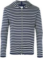 S.n.s. Herning - Passage Hoodie Jacket - Men - Cotton/merino - S, Blue, Cotton/merino