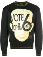 Jean Paul Gaultier Vintage Vote Print Sweatshirt - Black