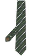 Church's Striped Print Tie - Green