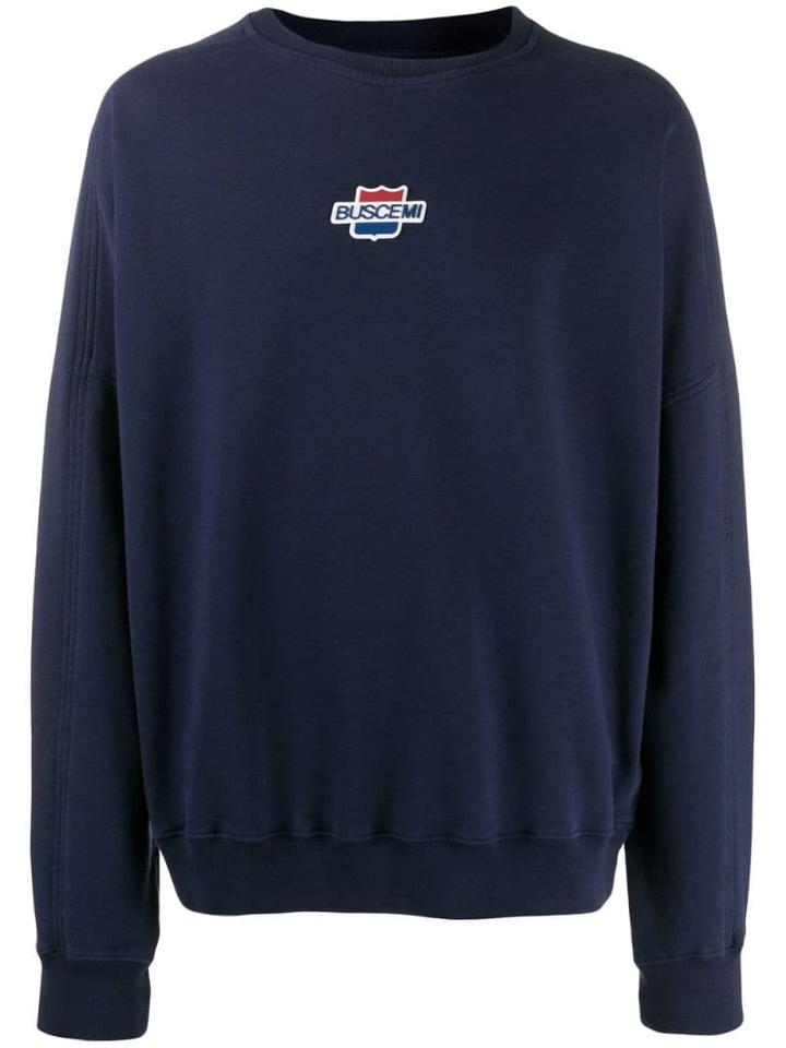 Buscemi Logo Patch Sweatshirt - Blue