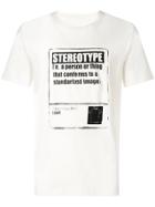 Maison Margiela Stereotype Print T-shirt - Neutrals