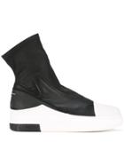 Cinzia Araia Pull-on Hi-top Sneakers - Black