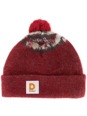 Doublet Beanie Hat - Red