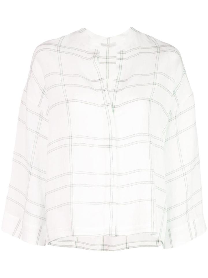 Vince Carpenteria Plaid Shirt - White