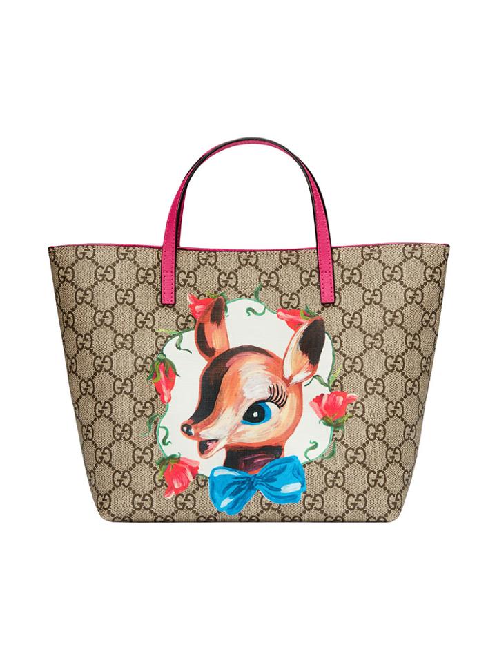 Gucci Kids Children's Gg Fawn Tote - Nude & Neutrals