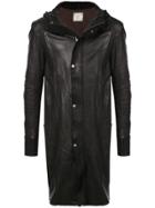 Guidi Mid-length Hooded Jacket - Black