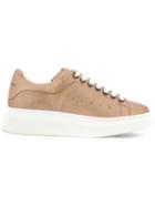 Alexander Mcqueen Extended Sole Sneakers, Women's, Size: 39, Pink/purple, Rubber/leather