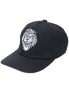 Billionaire Embroidered Lion Baseball Cap - Black