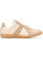 Maison Margiela Panelled Sneakers - Nude & Neutrals