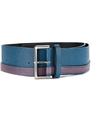 Mikio Sakabe Colour Block Wide Belt