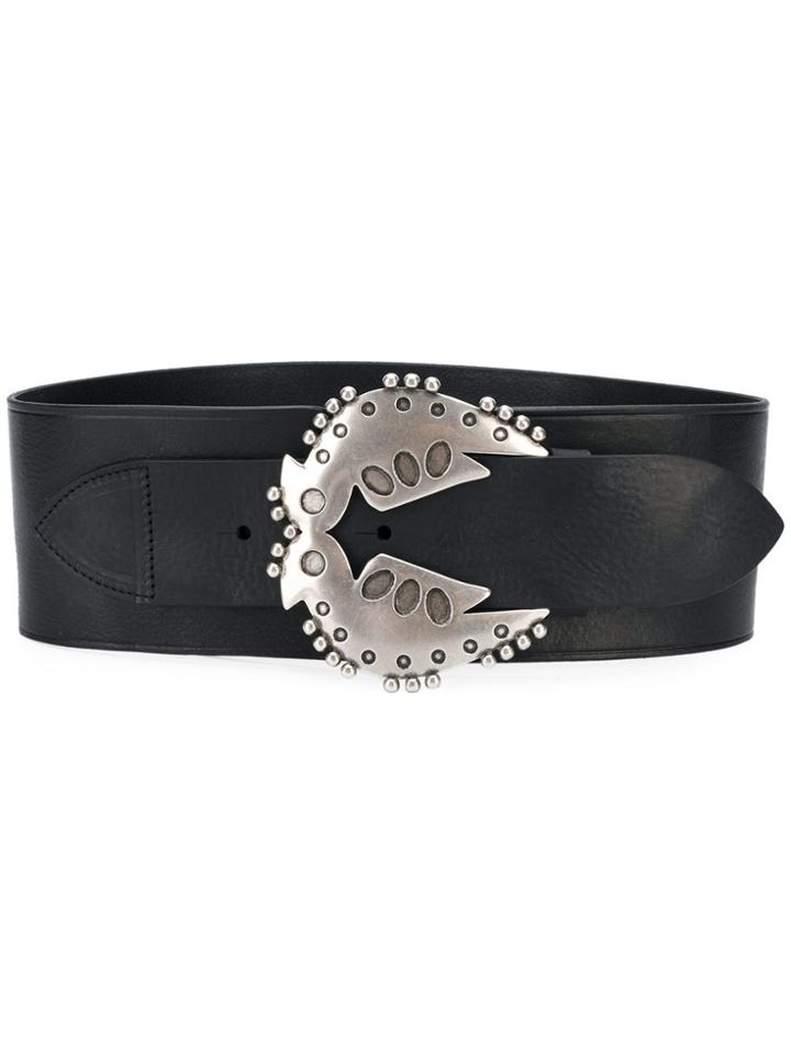 Isabel Marant Isabel Marant Ce035419h016a Black Furs & Skins->calf